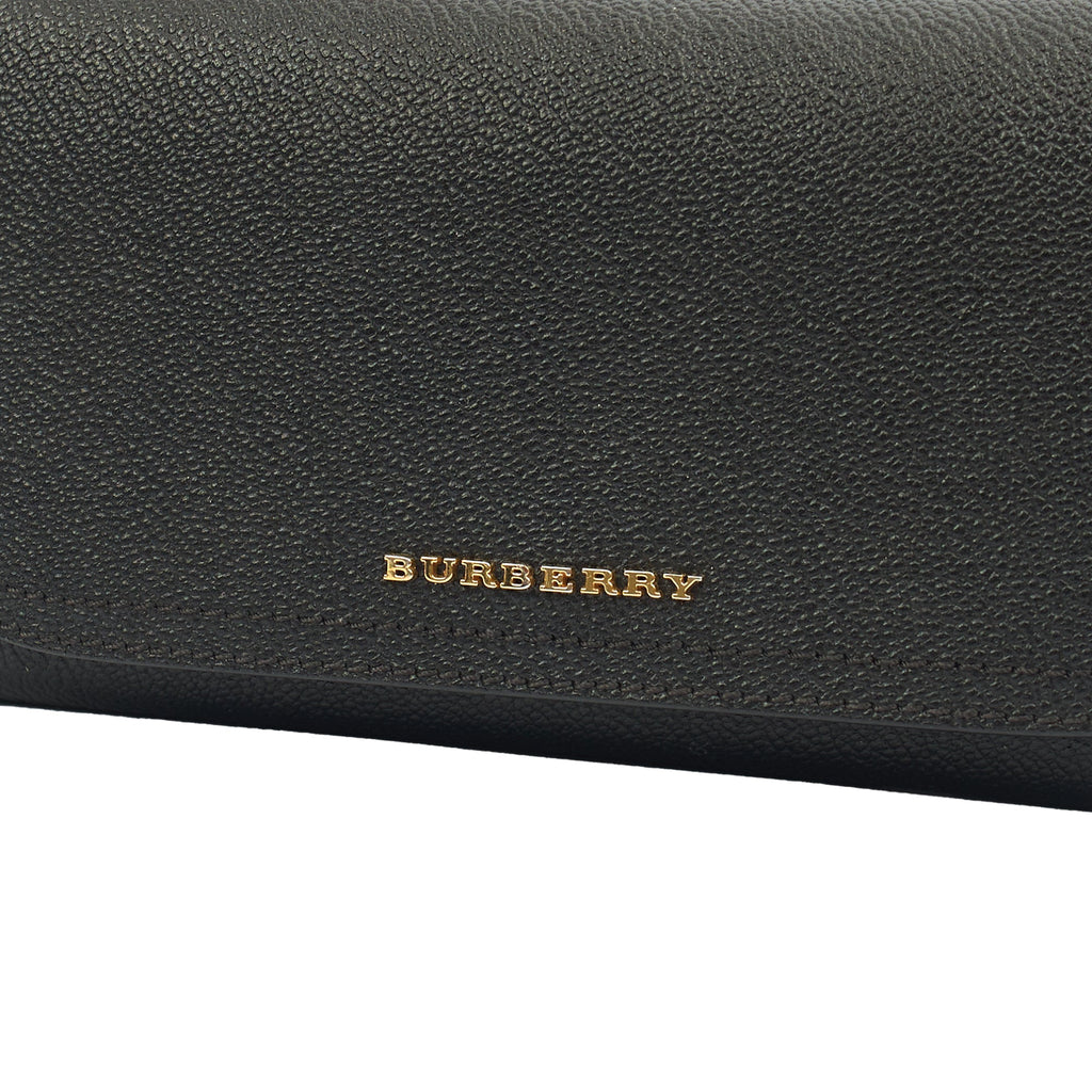Burberry Wallet Wallet in Black, Leather — Lifestyle View