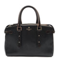 Aspinal of London Top Handle Brook Street  in Black, Leather — Front View