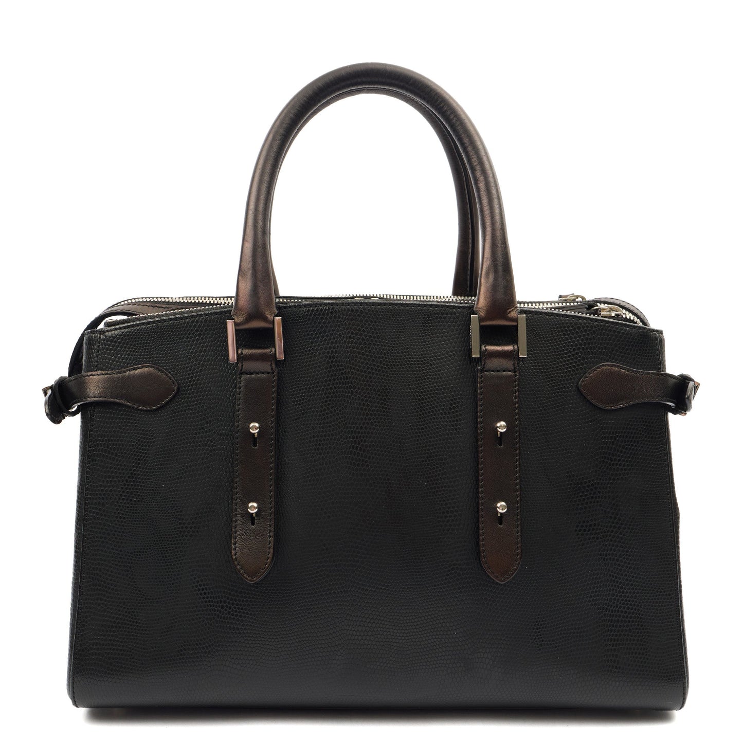 Aspinal of London Top Handle Brook Street  in Black, Leather — Alternate View 9