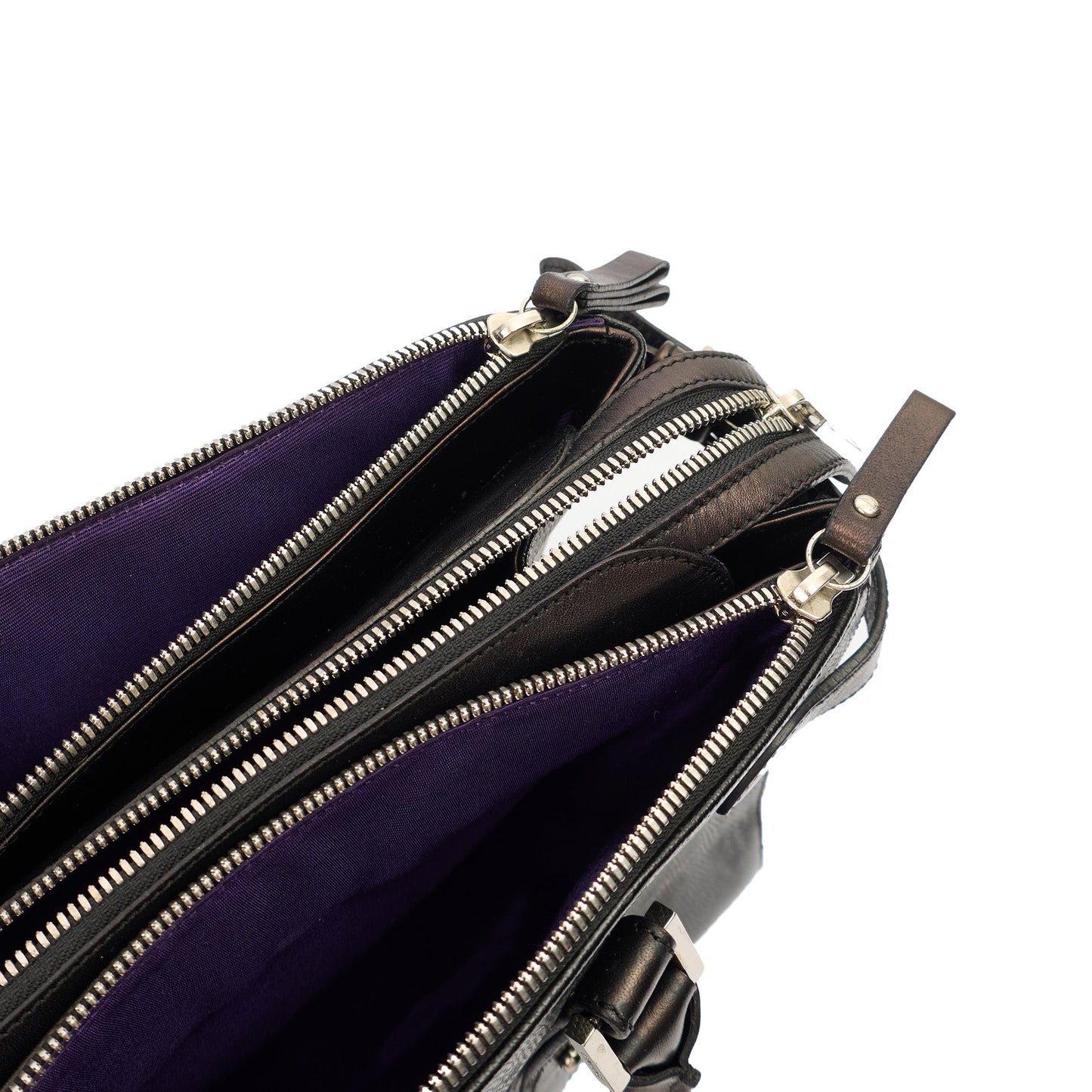 Aspinal of London Top Handle Brook Street  in Black, Leather — Alternate View 17