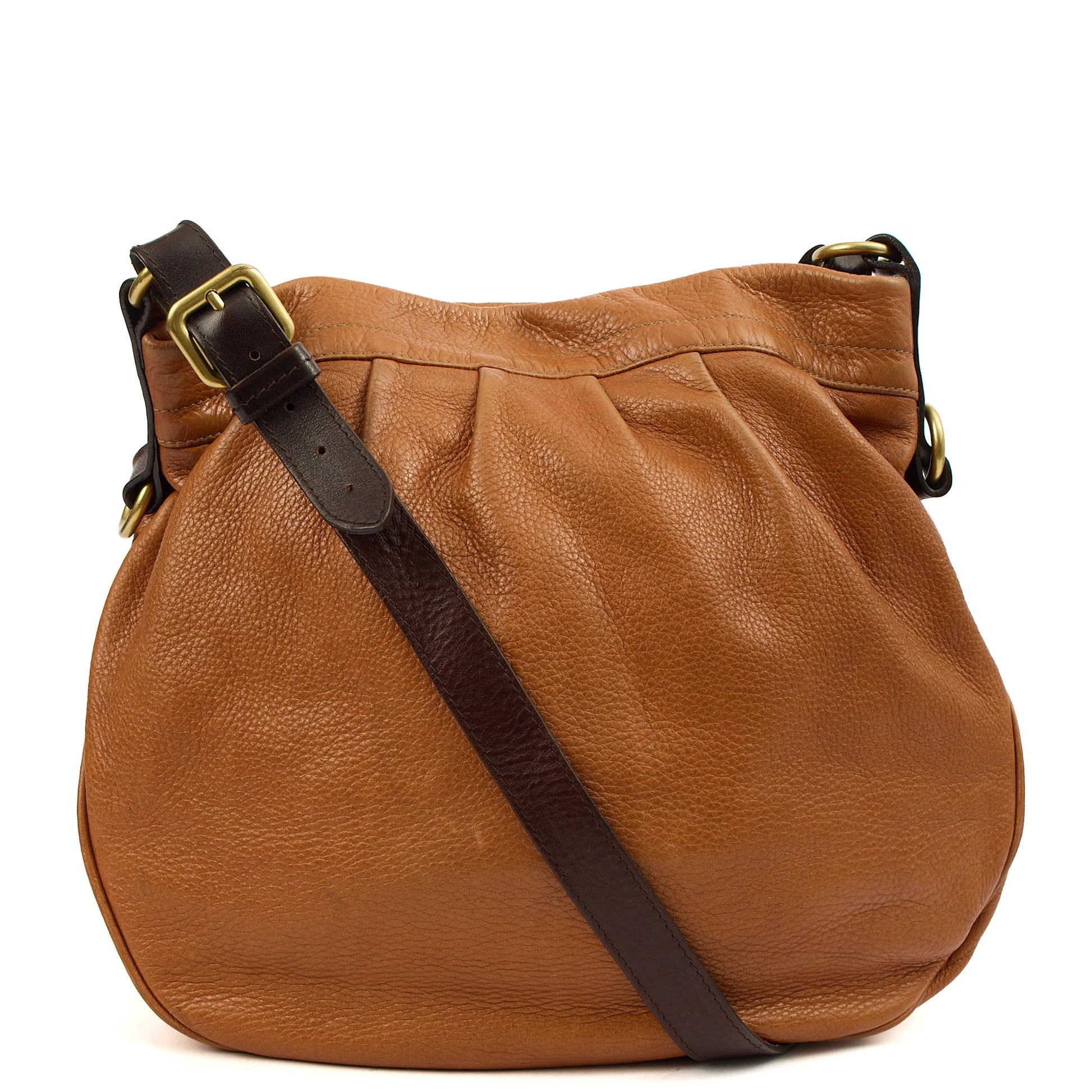 Mulberry Tote Mitzy Tote in Oak, Calfskin Leather — Top View