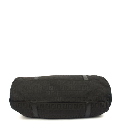 Fendi Shoulder Bag Zucca Tote in Black, Fabric — Alternate View 16