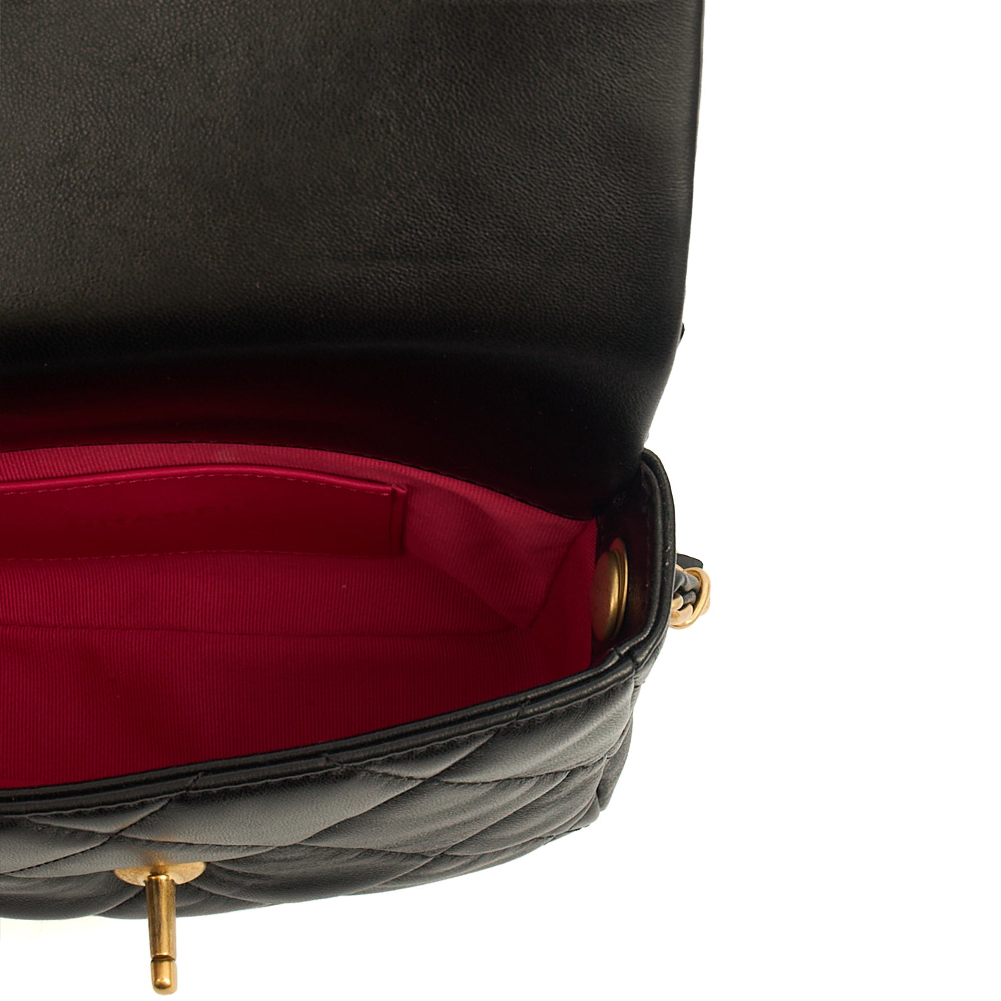 Chanel Cross Body Round Crossbody in Black, Lambskin Leather — Alternate View 10