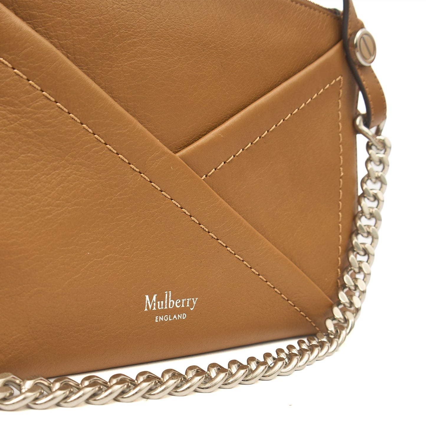 Mulberry Shoulder Bag M Zipped Pouch in Brown, Leather — Alternate View 12