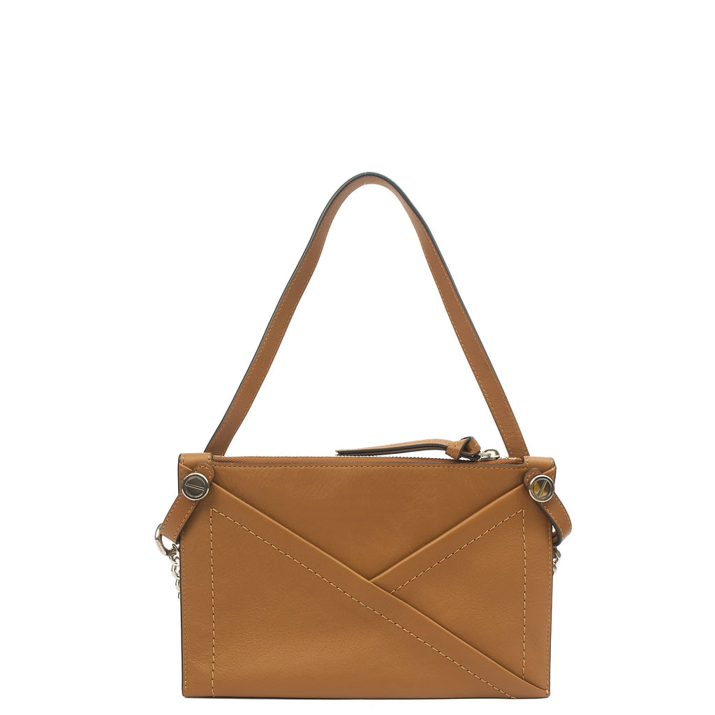 Mulberry Shoulder Bag M Zipped Pouch in Brown, Leather — Alternate View 9