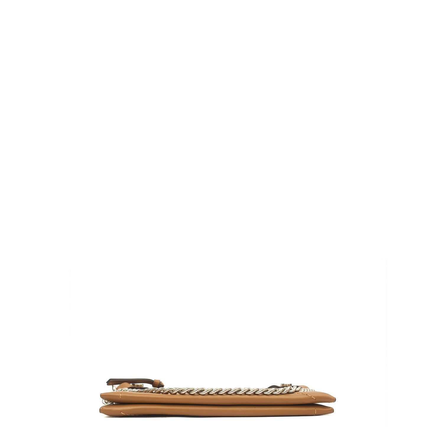 Mulberry Shoulder Bag M Zipped Pouch in Brown, Leather — Top View