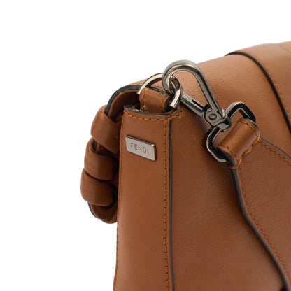 Fendi Shoulder Bag Baguette in Brown, Leather — Lifestyle View