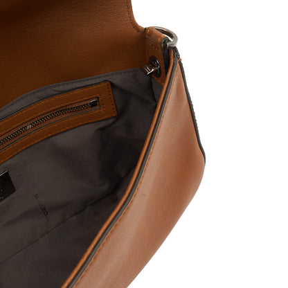 Fendi Shoulder Bag Baguette in Brown, Leather — Alternate View 7