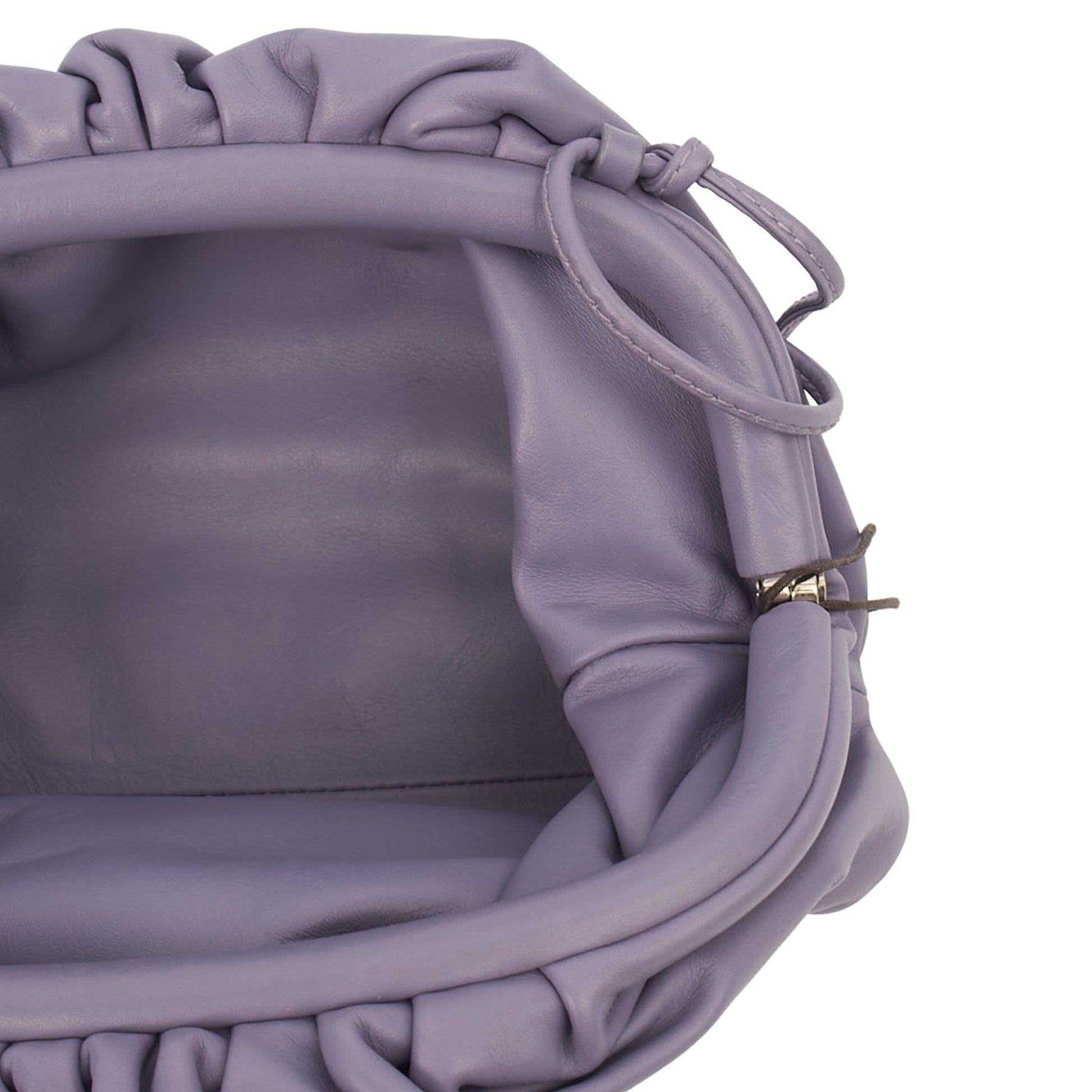 Bottega Veneta Cross Body The Pouch - Small in Purple, Leather — Alternate View 7