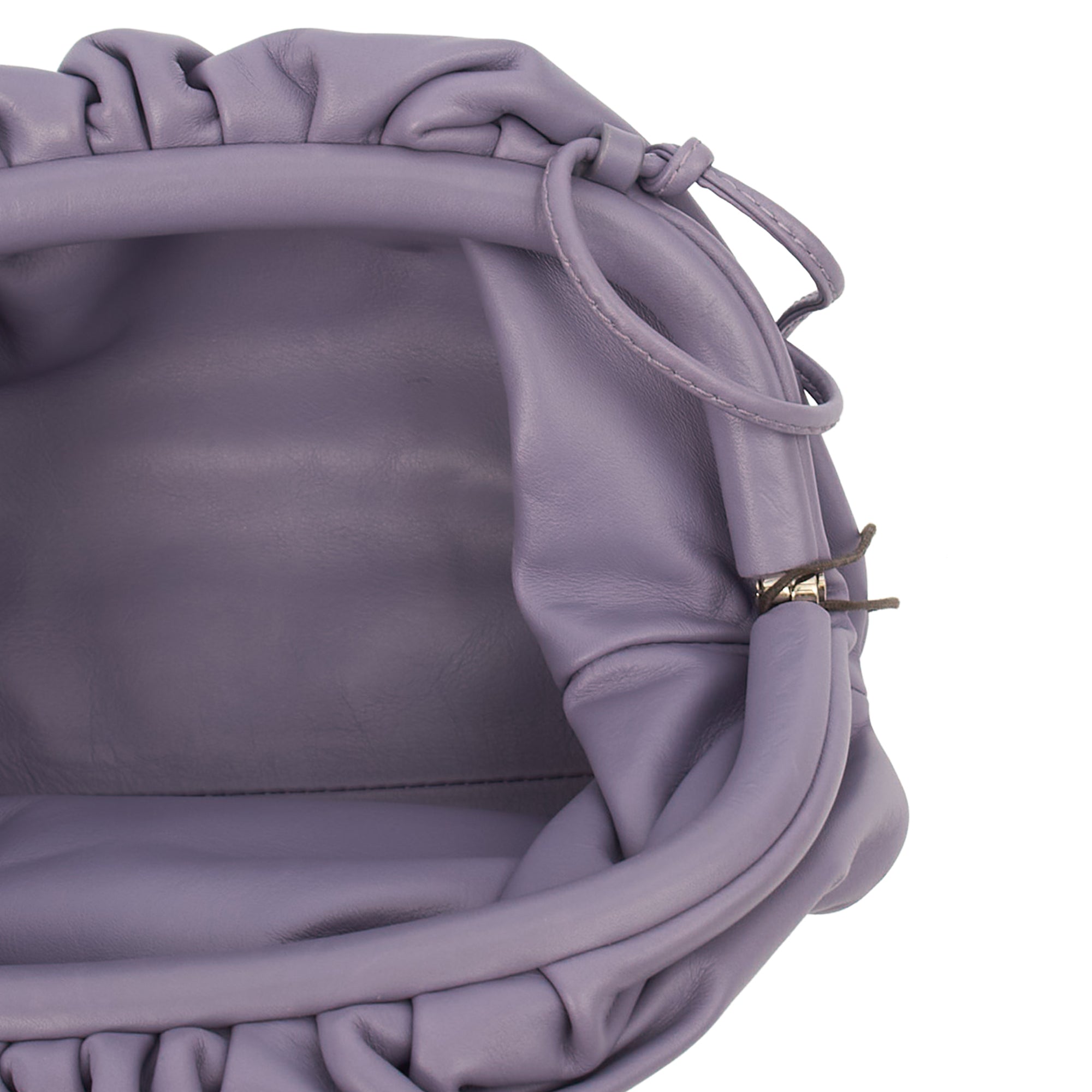 Bottega Veneta Cross Body The Pouch - Small in Purple, Leather — Alternate View 7