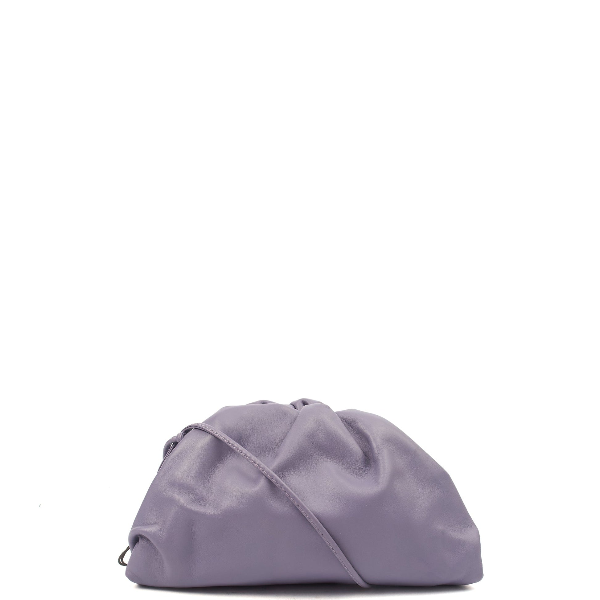 Bottega Veneta Cross Body The Pouch - Small in Purple, Leather — Back View