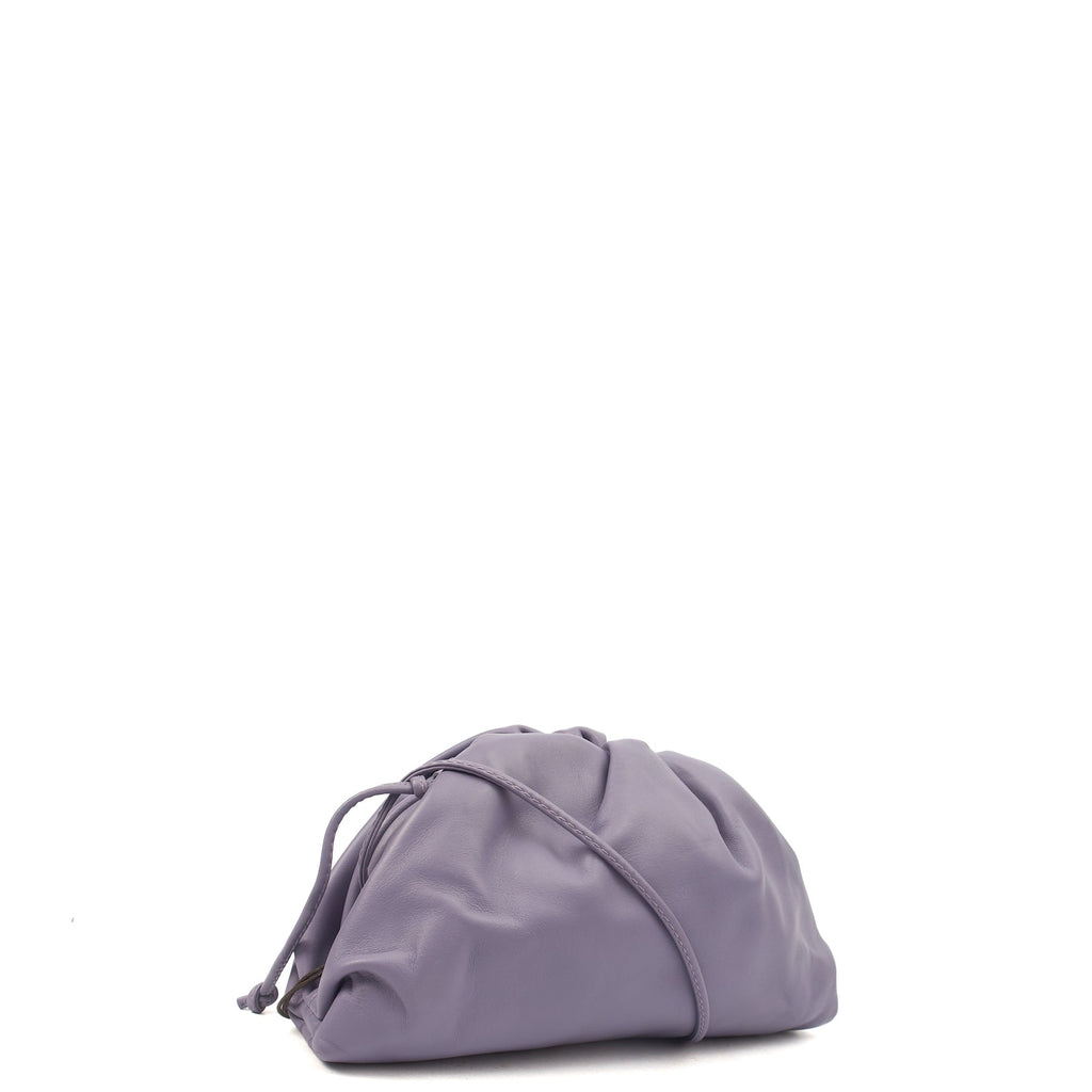 Bottega Veneta Cross Body The Pouch - Small in Purple, Leather — Side View