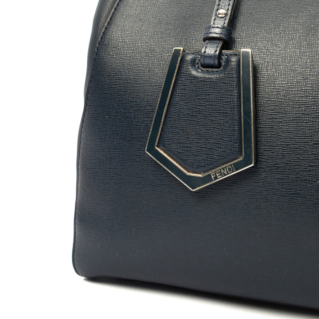 Fendi Tote 2Jour - Medium  in Blue, Leather — Lifestyle View