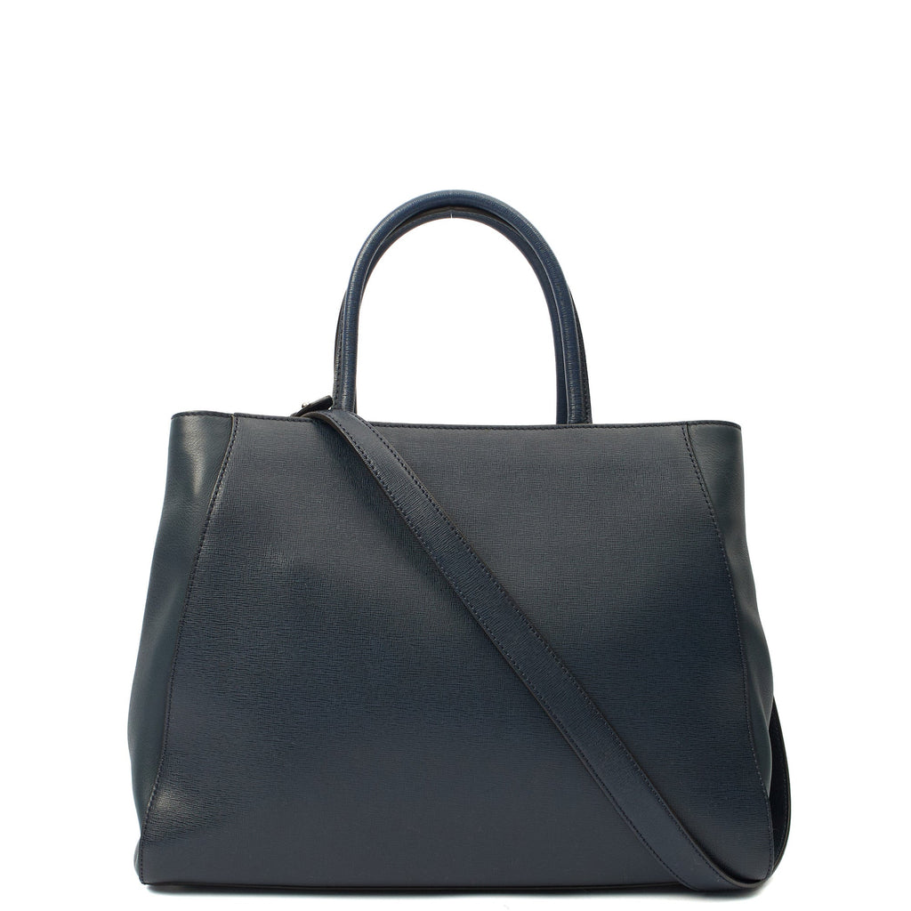 Fendi Tote 2Jour - Medium  in Blue, Leather — Alternate View 10