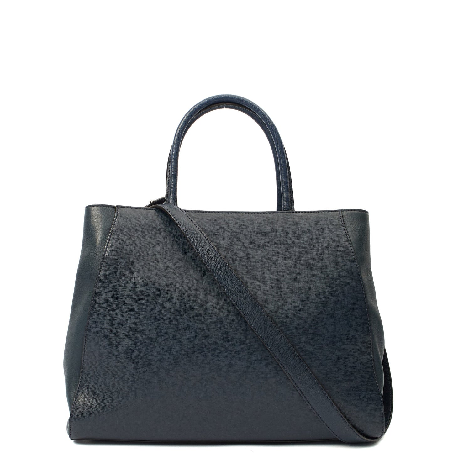 Fendi Tote 2Jour - Medium  in Blue, Leather — Alternate View 10