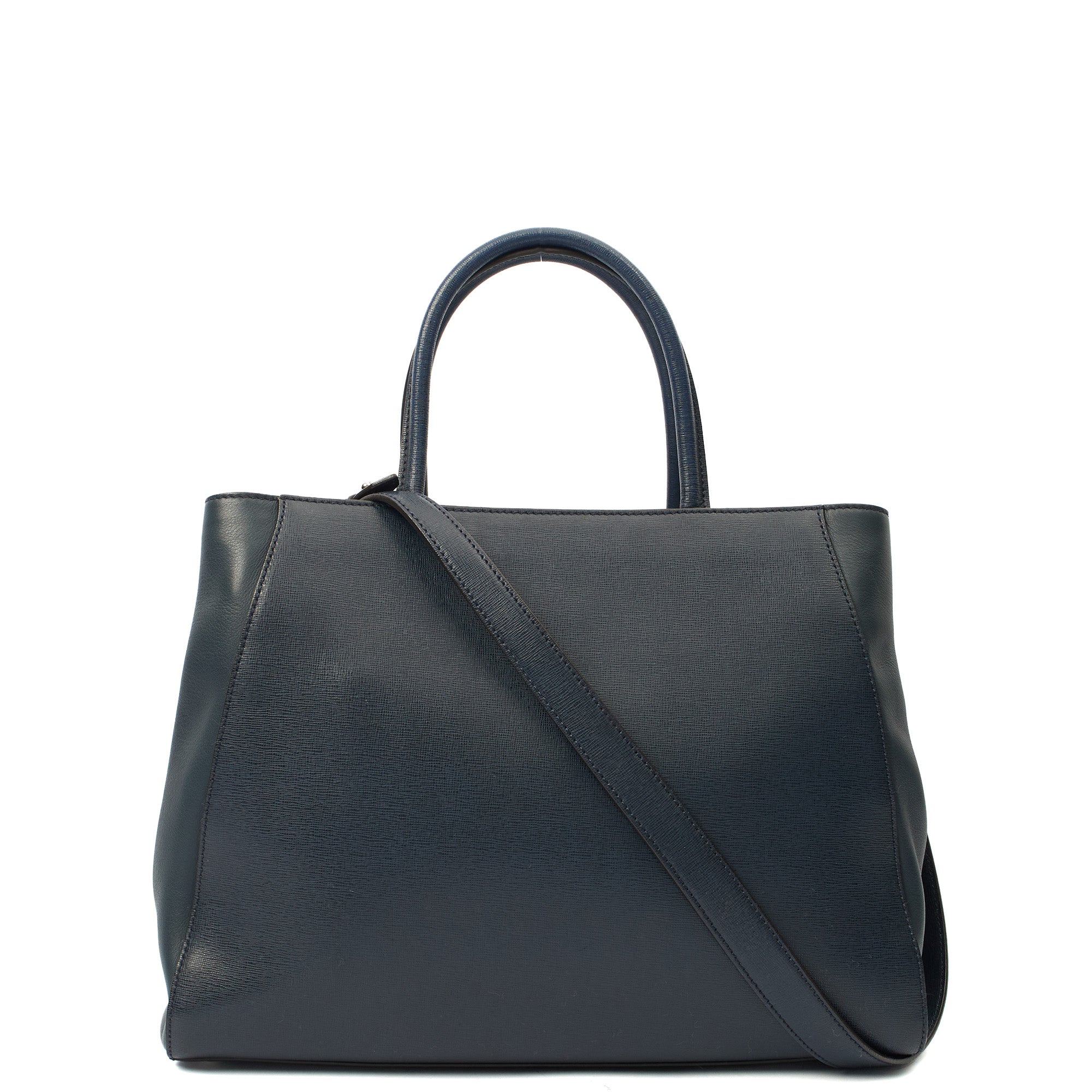 Fendi Tote 2Jour - Medium  in Blue, Leather — Alternate View 10