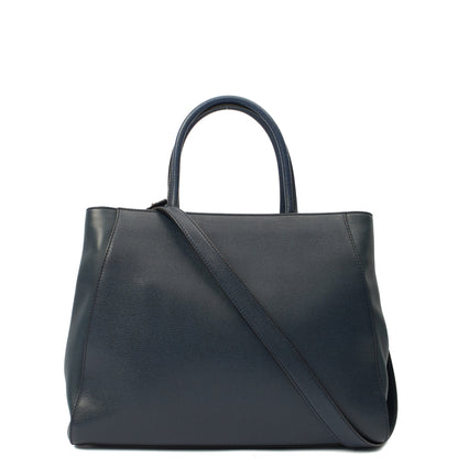 Fendi Tote 2Jour - Medium  in Blue, Leather — Alternate View 10