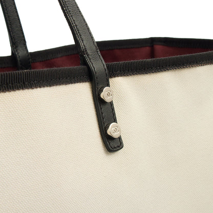 Chanel Tote Ladies First Shopping Tote in White, Canvas — Alternate View 11