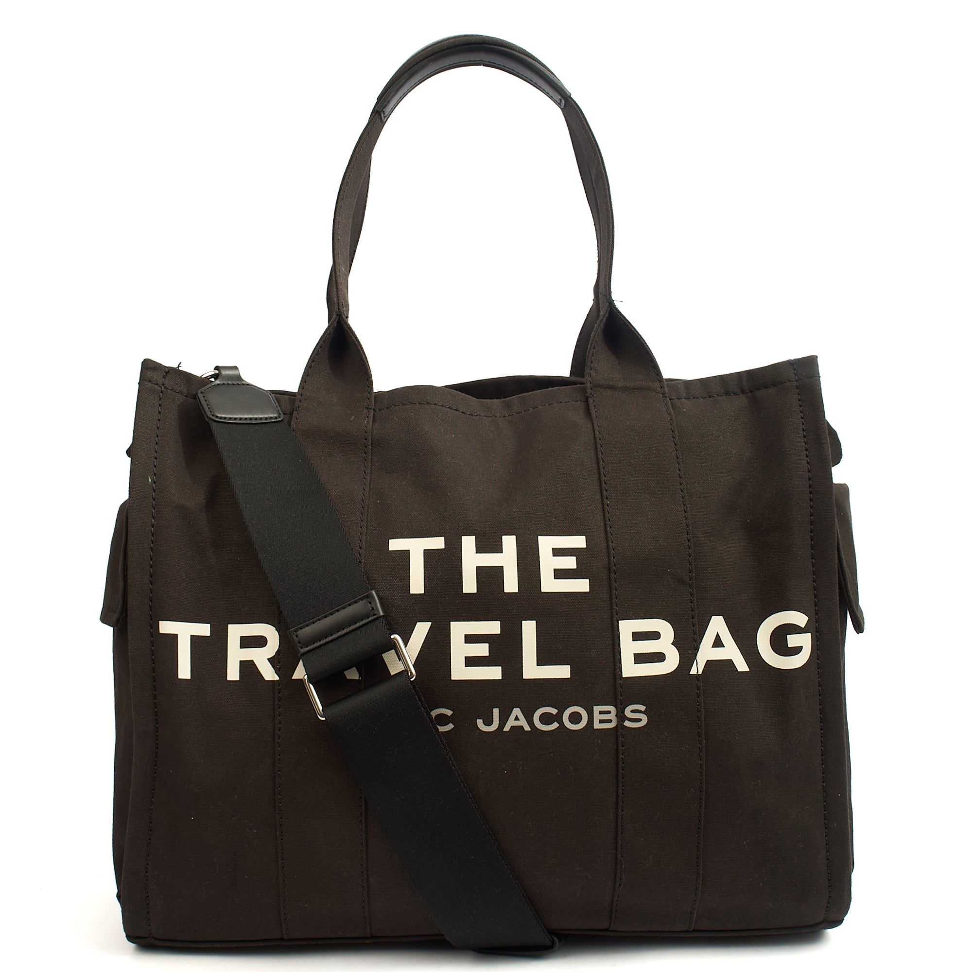 Marc Jacobs Soft Sided The Travel Bag in Black, Fabric — Front View