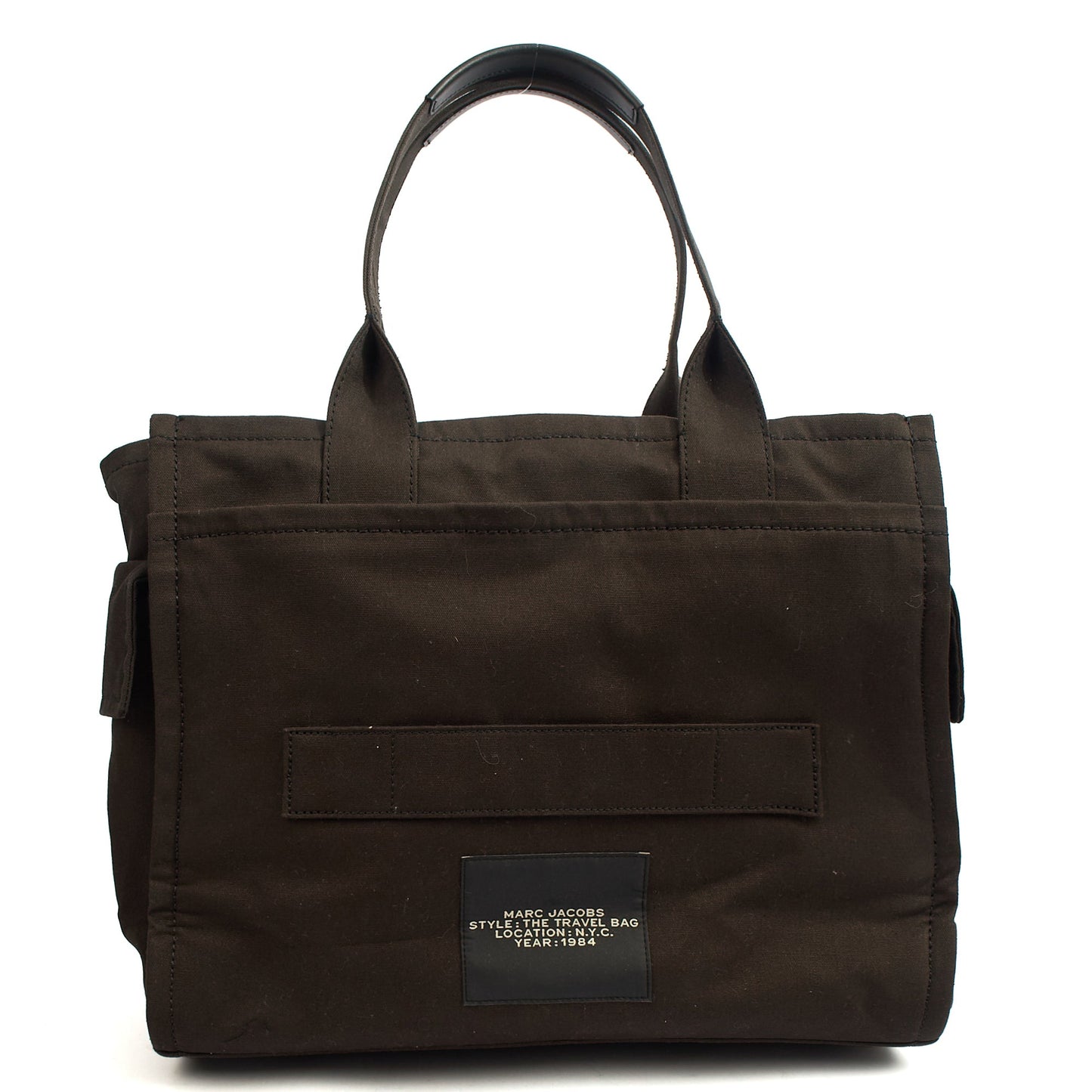 Marc Jacobs Soft Sided The Travel Bag in Black, Fabric — Top View