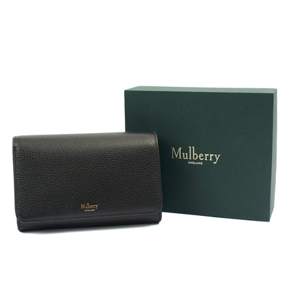 Mulberry Wallet Continental Wallet  in Black, Calfskin Leather — Lifestyle View