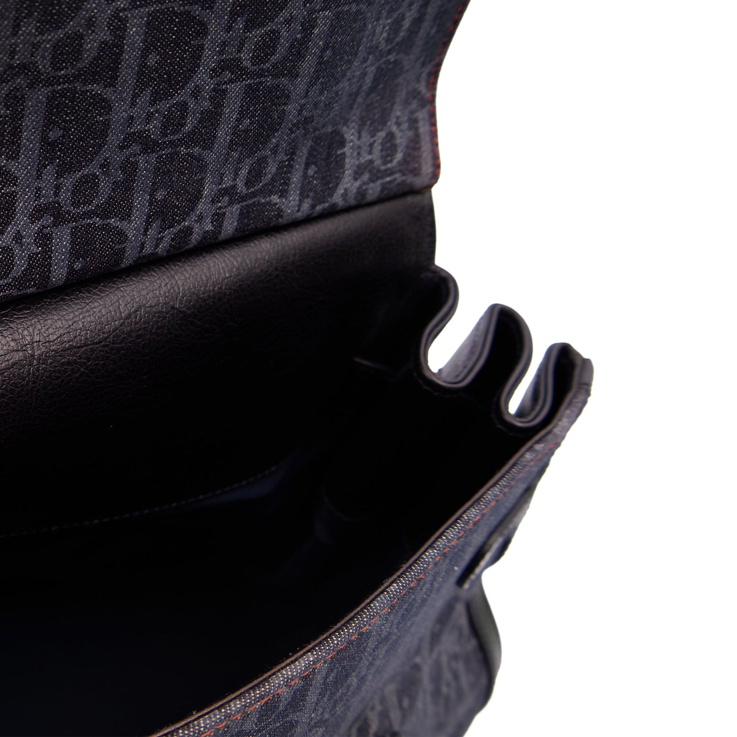 Christian Dior Tote Flight East West in Blue, Oblique Jacquard Canvas — Alternate View 7