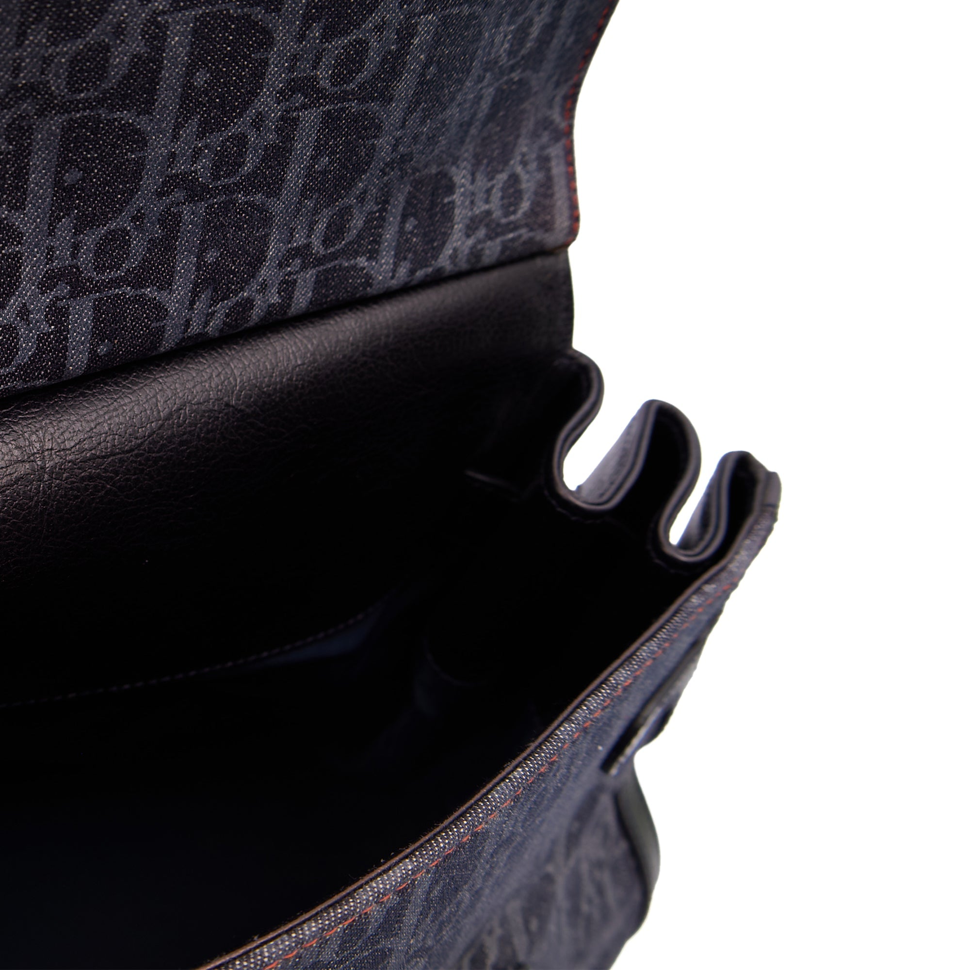 Christian Dior Tote Flight East West in Blue, Oblique Jacquard Canvas — Alternate View 7