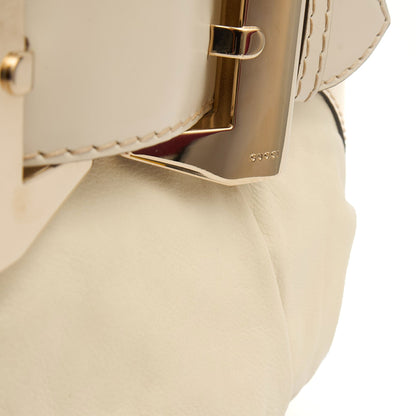 Gucci Tote Hobo in White, Leather — Alternate View 11