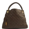 Louis Vuitton Tote Artsy MM in Brown, Leather — Front View