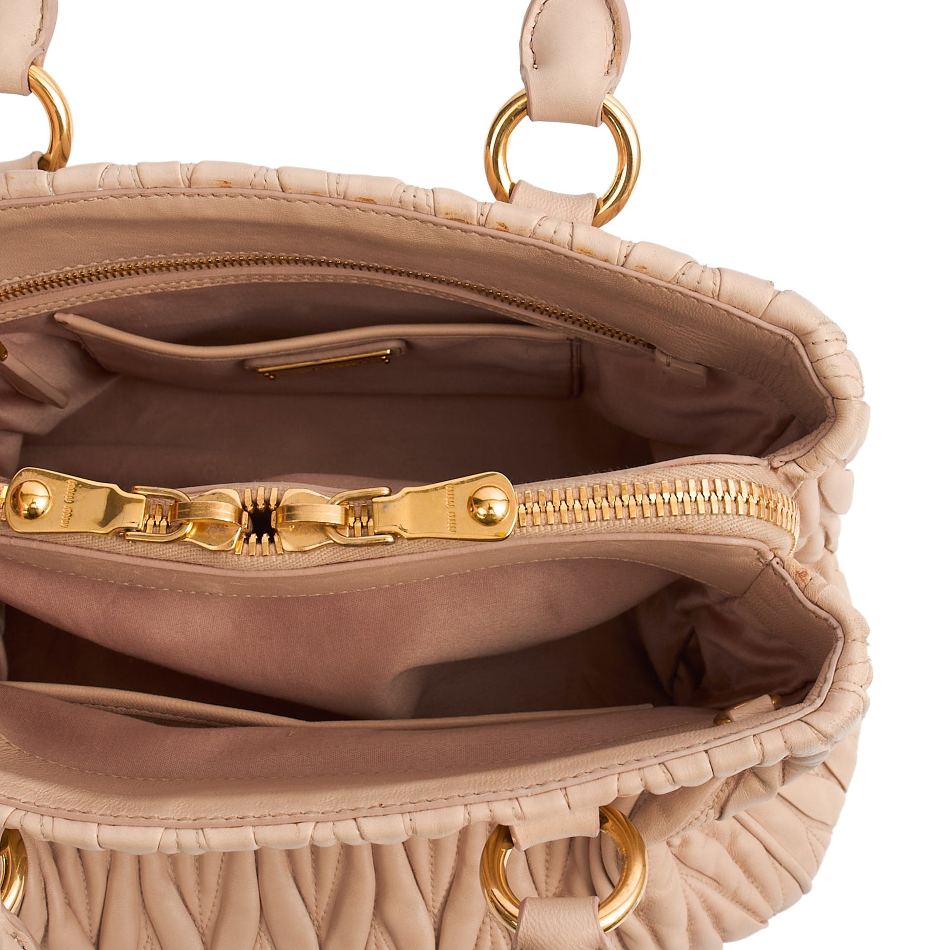 Miu Miu Tote Tote in Pink, Leather — Alternate View 11