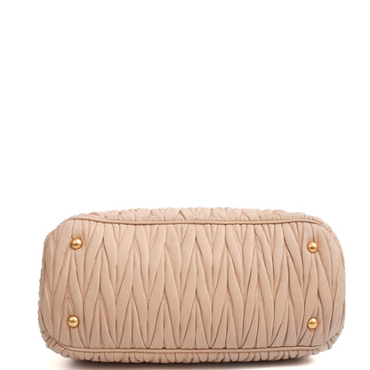 Miu Miu Tote Tote in Pink, Leather — Top View