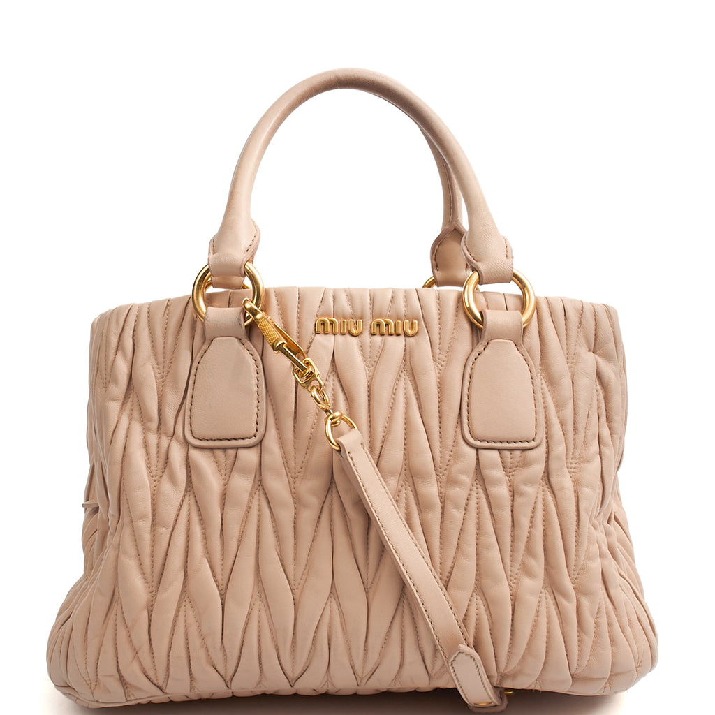 Miu Miu Tote Tote in Pink, Leather — Alternate View 7