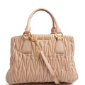 Miu Miu Tote Tote in Pink, Leather — Front View