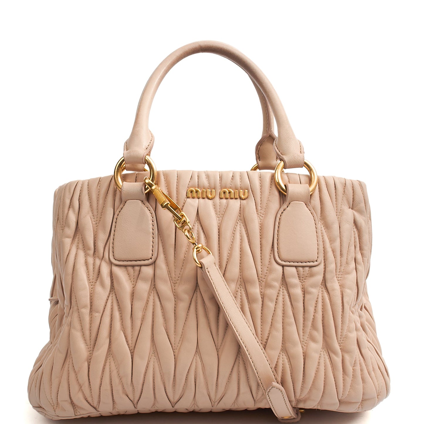Miu Miu Tote Tote in Pink, Leather — Alternate View 13