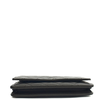 Chanel Cross Body Wallet on Chain in Black, Lambskin Leather — Alternate View 20