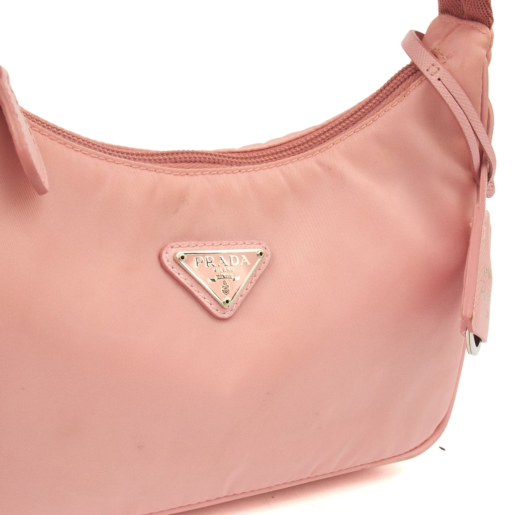 Prada Mini Bag Re-edition 2000 Nylon Mini Bag in Pink, Nylon — Alternate View 19
