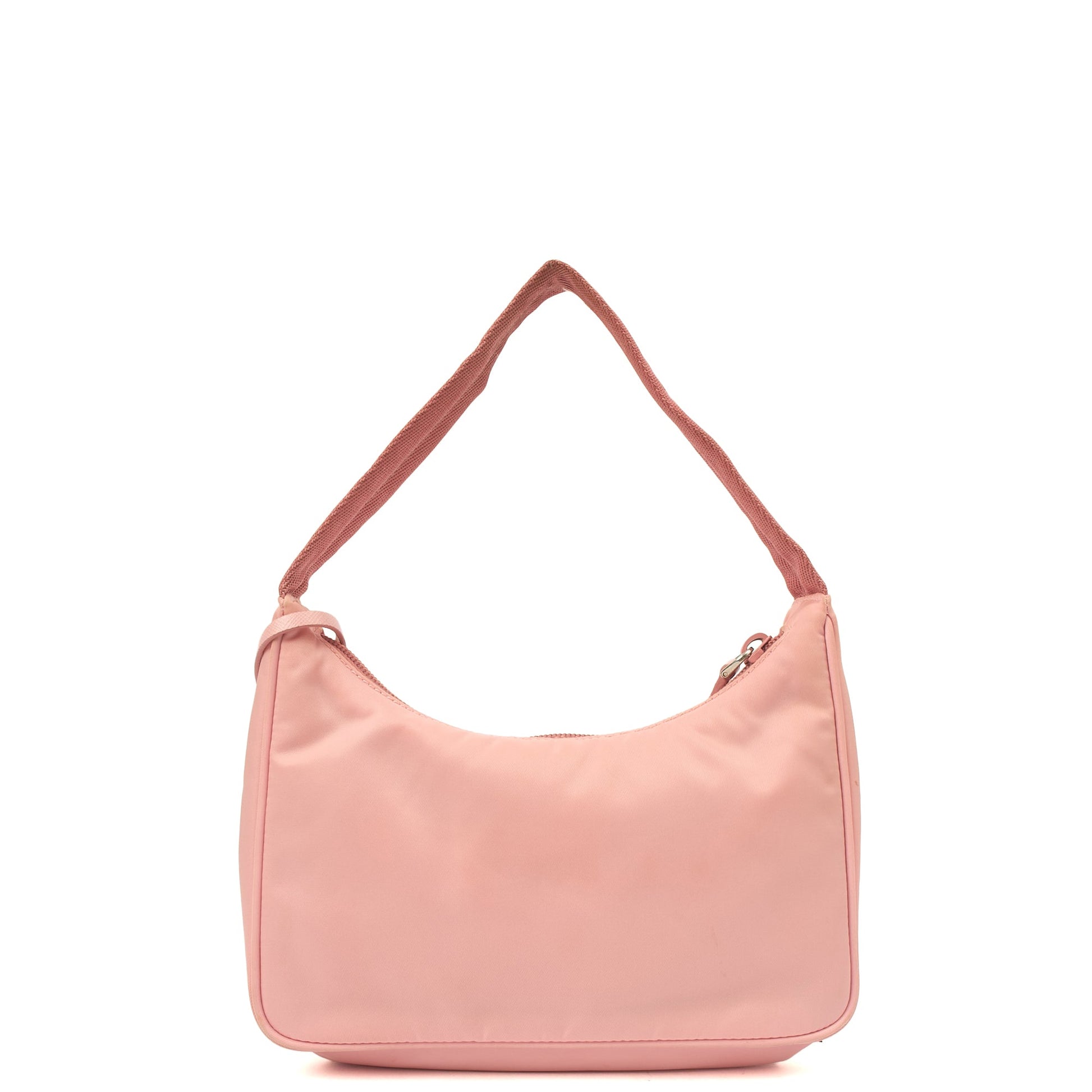 Prada Mini Bag Re-edition 2000 Nylon Mini Bag in Pink, Nylon — Back View