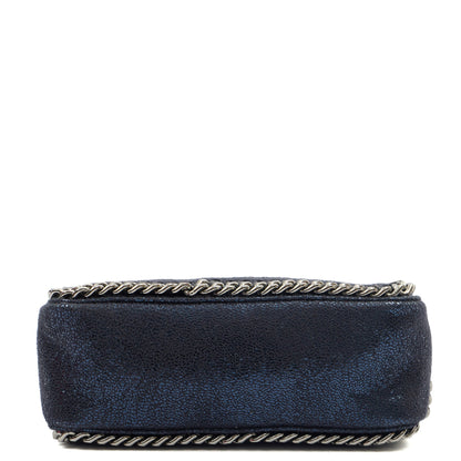 Stella McCartney Cross Body Falabella Crossbody in Metallic, Vegan Leather — Detail View