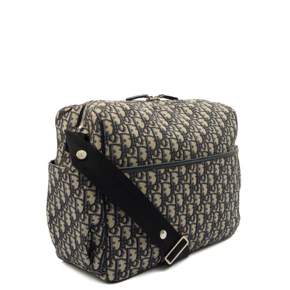 Christian Dior Baby Change Bag in Blue, Dior Oblique Embroidery — Alternate View 11