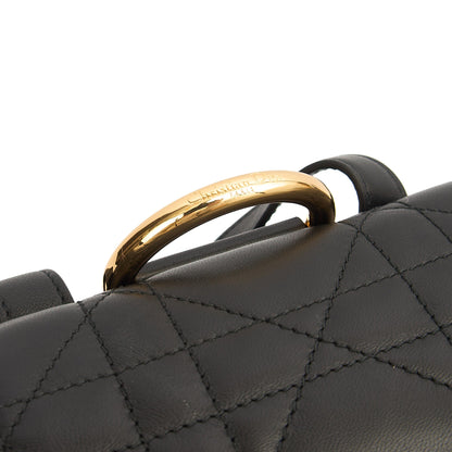 Christian Dior Backpack Caro Backpack in Black, Cannage Quilted Lambskin — Alternate View 12