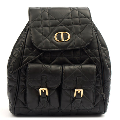 Christian Dior Backpack Caro Backpack in Black, Cannage Quilted Lambskin — Alternate View 15
