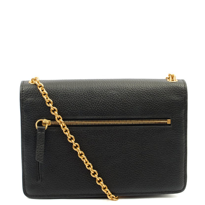 Mulberry Cross Body Darley in Black Forest, Calfskin Leather — Back View