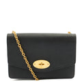 Mulberry Cross Body Darley in Black Forest, Calfskin Leather — Front View