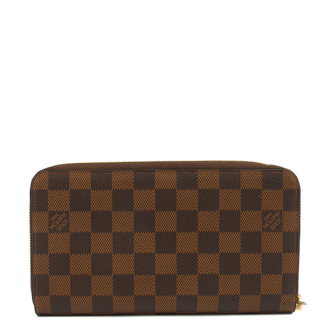 Louis Vuitton Wallet Zippy Organiser in Damier Ebene, Canvas — Alternate View 9