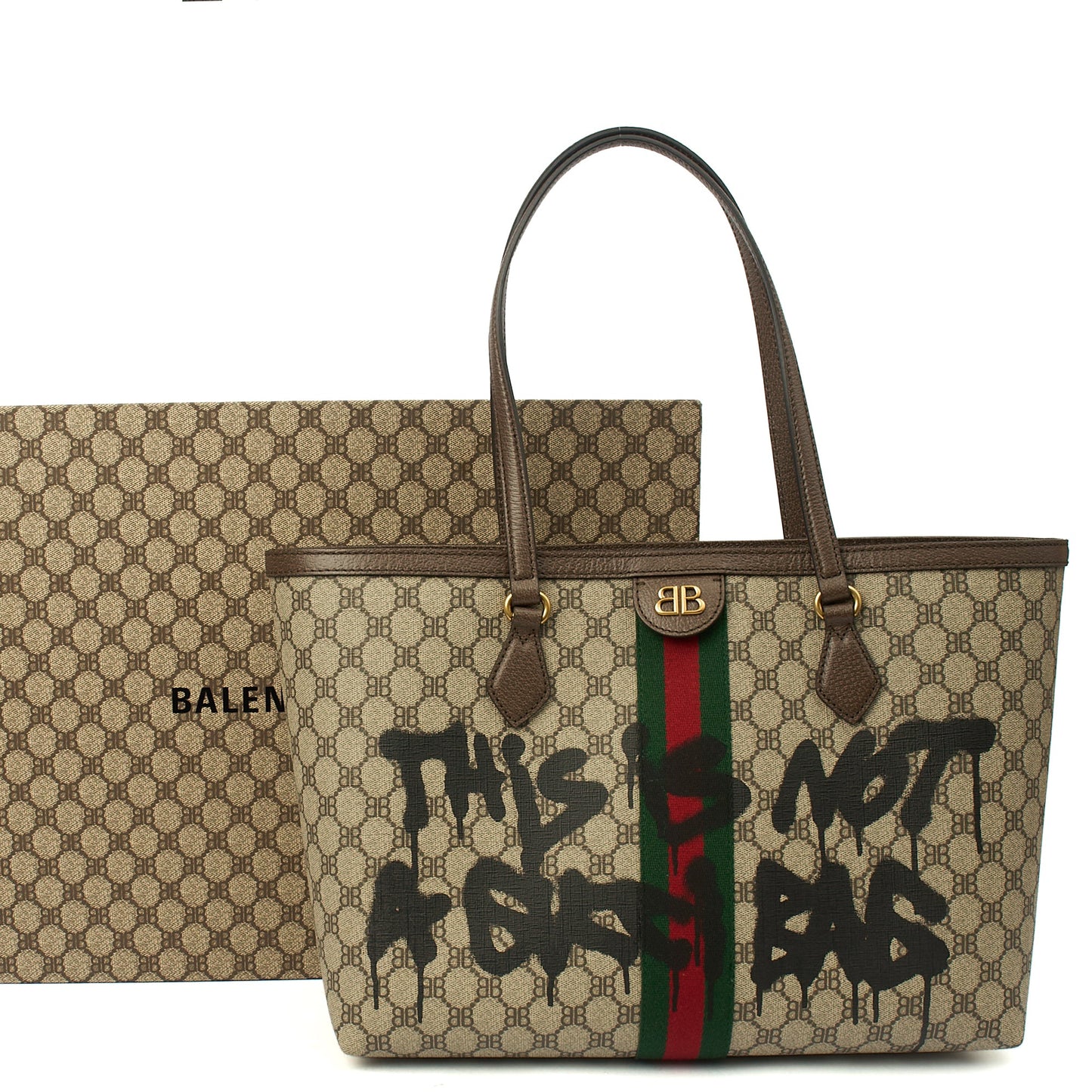 Gucci Tote Ophidia GG Medium Tote in Brown, Leather — Alternate View 7