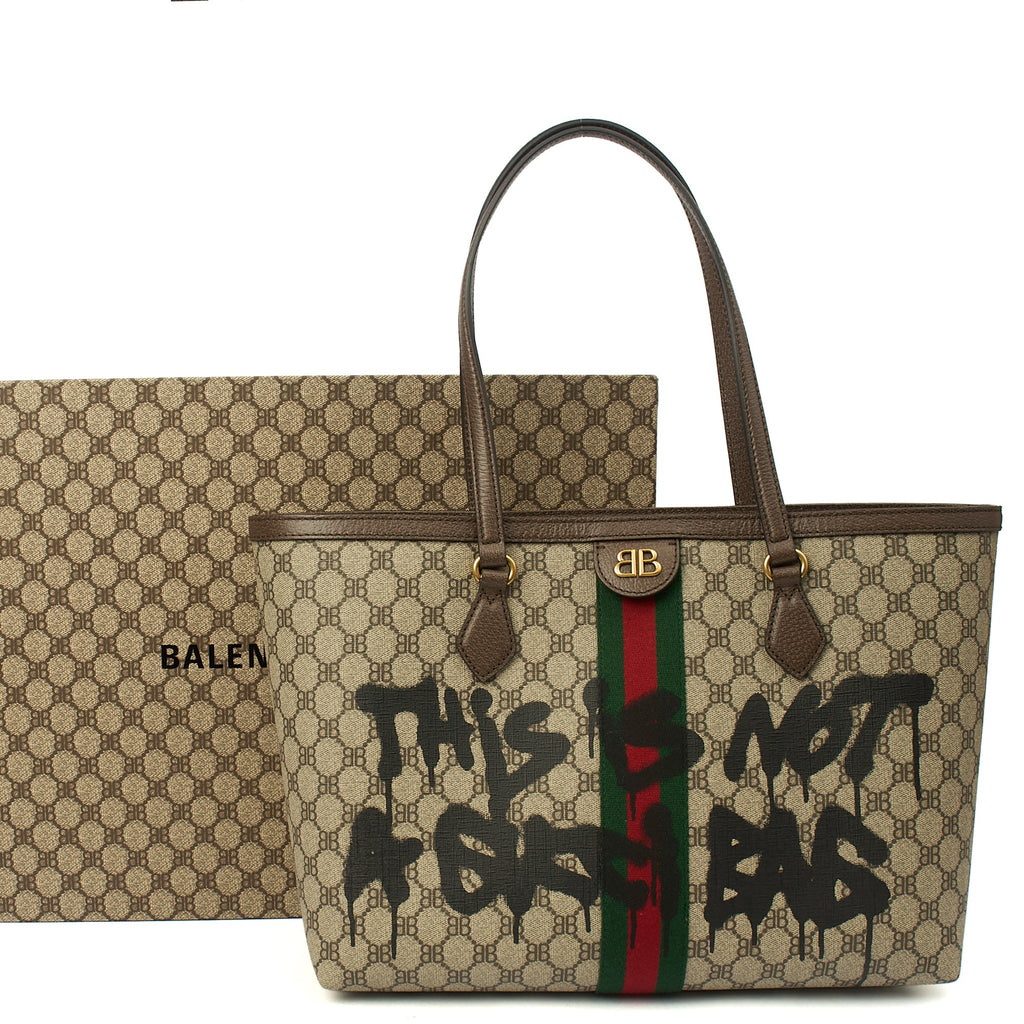 Gucci Tote Ophidia GG Medium Tote in Brown, Leather — Alternate View 23