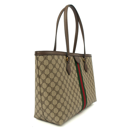 Gucci Tote Ophidia GG Medium Tote in Brown, Leather — Alternate View 10