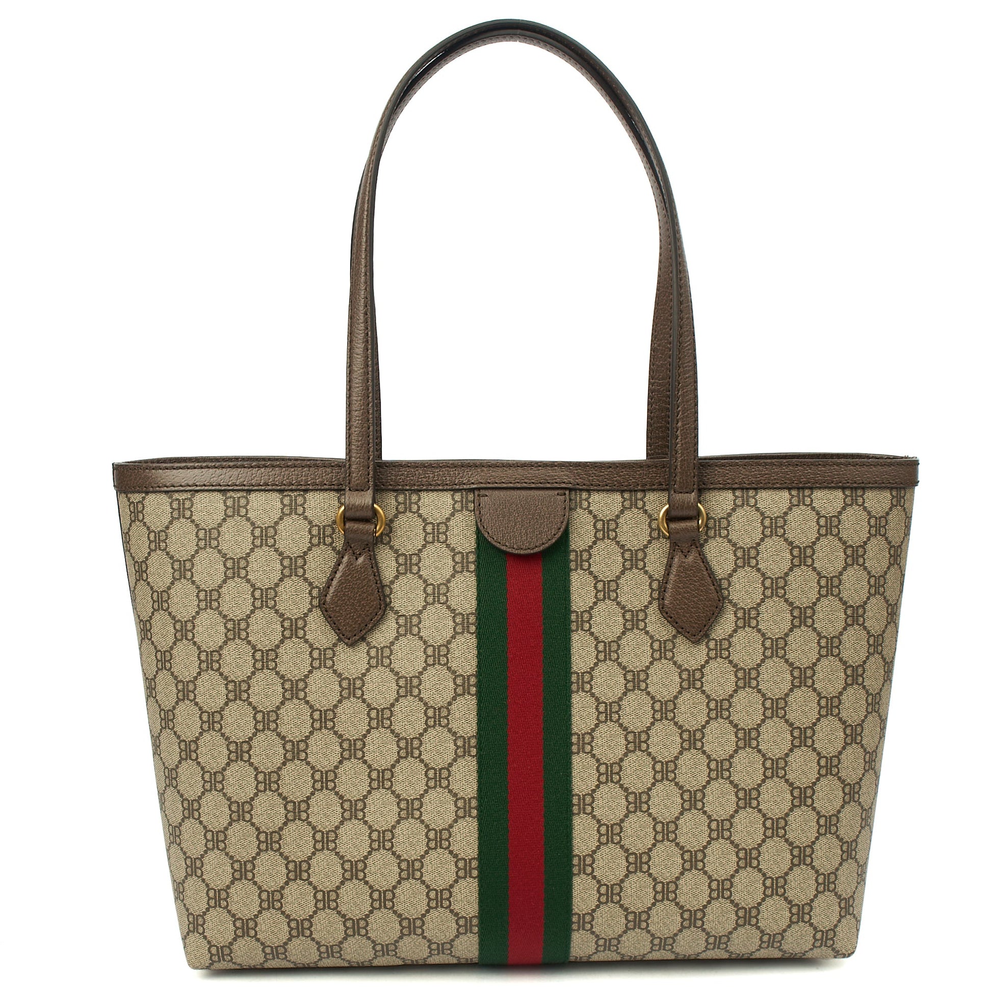 Gucci Tote Ophidia GG Medium Tote in Brown, Leather — Alternate View 9