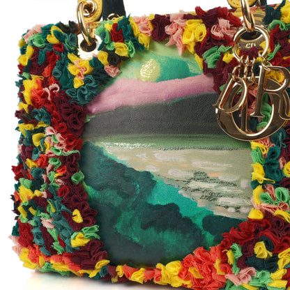 Christian Dior Tote Lady Dior - Medium in Multi, Other — Detail View