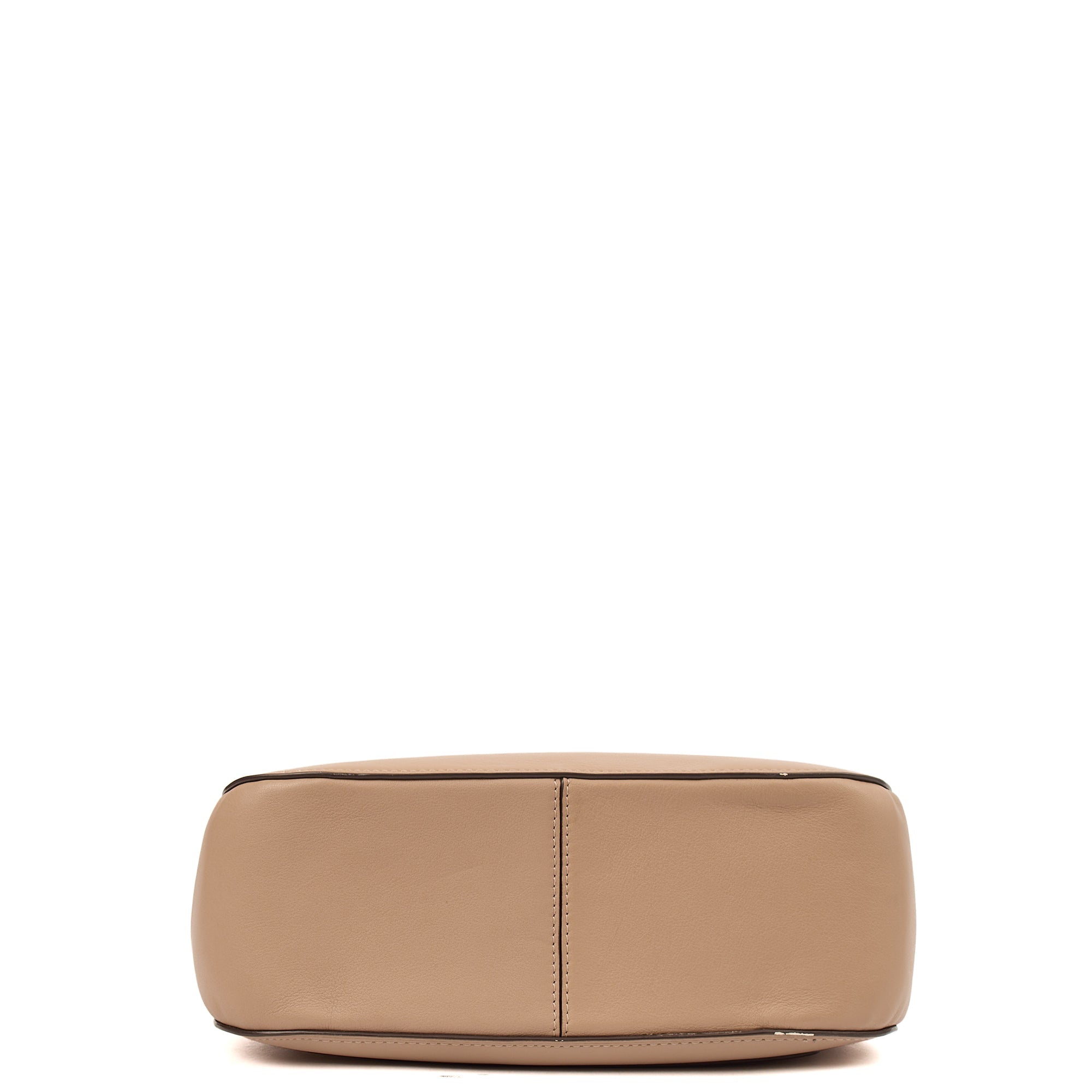 Coach Cross Body Tabby Chain Bag in Brown, Leather — Detail View